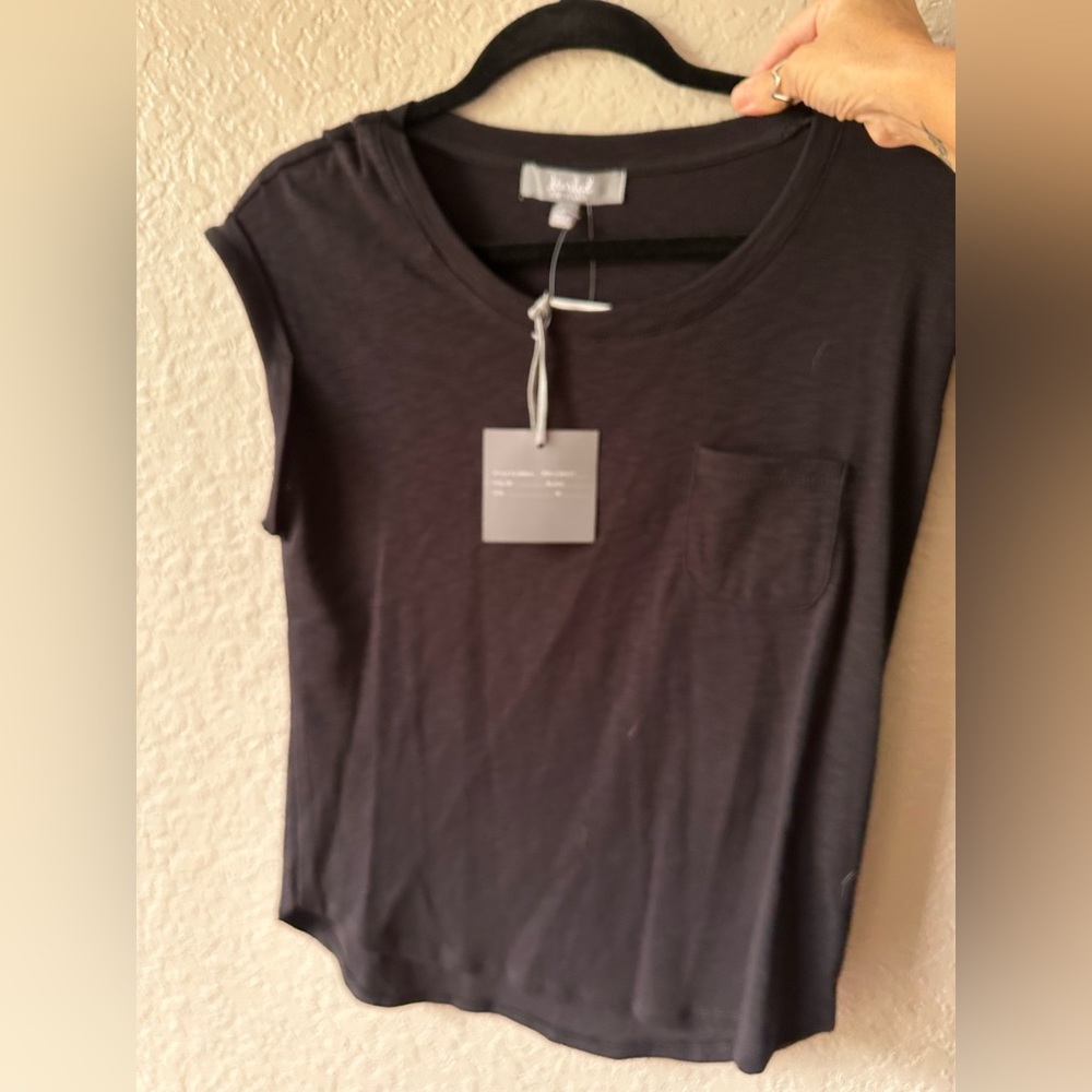 Plain black t-shirt